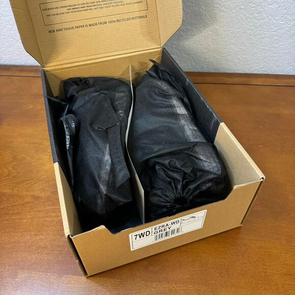 Vance Co. Men's Ezra Grey Knit Wingtip Oxford Tru Comfort Foam Size 7 Wide New - Picture 11 of 13